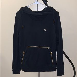 True Religion pull over hoodie